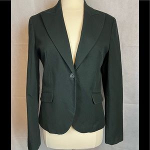 YUMI MAZAO black cotton suit blazer France 44.
